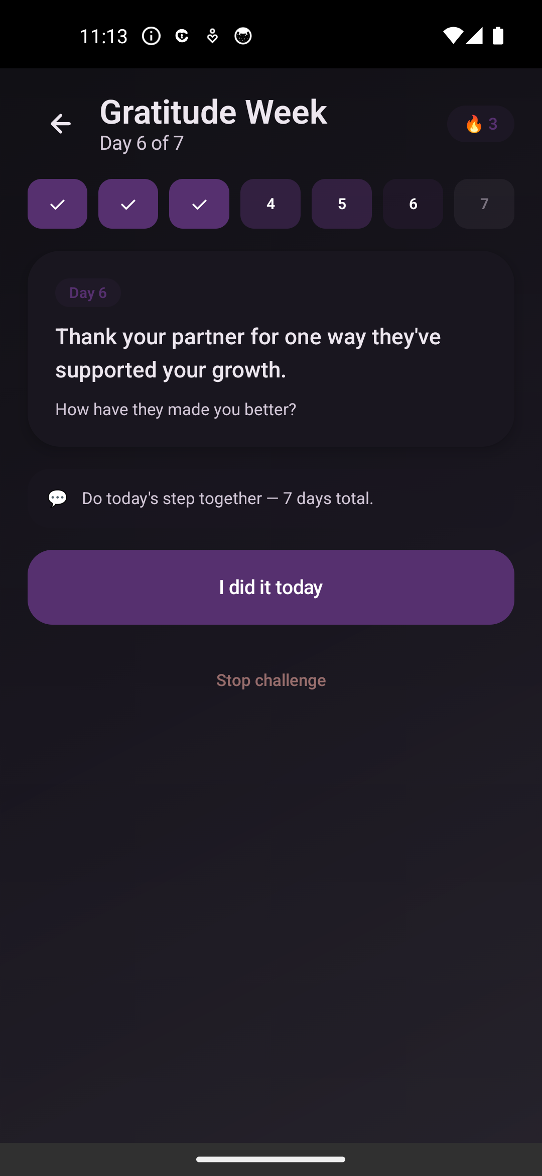 Connection challenge in dark mode