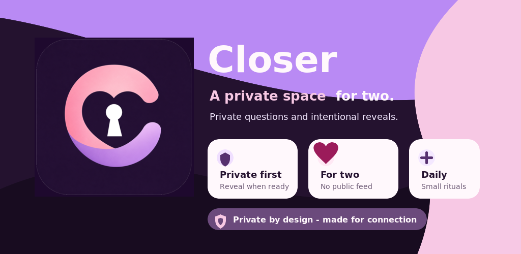 Closer feature graphic
