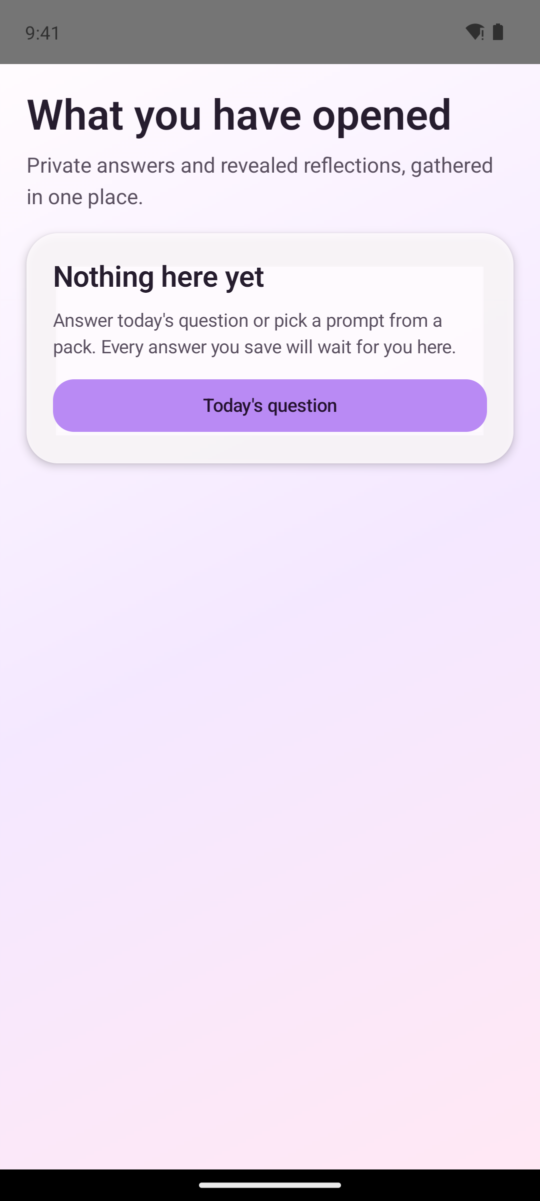 Closer answer history